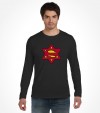 Super Jew Funny Jewish Israel Action-Hero Shirt