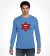 Super Jew Funny Jewish Israel Action-Hero Shirt