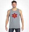 Super Jew Funny Jewish Israel Action-Hero Shirt