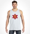 Super Jew Funny Jewish Israel Action-Hero Shirt