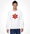 Super Jew Funny Jewish Israel Action-Hero Shirt