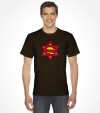 Super Jew Funny Jewish Israel Action-Hero Shirt