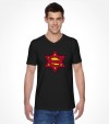 Super Jew Funny Jewish Israel Action-Hero Shirt