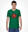 Super Jew Funny Jewish Israel Action-Hero Shirt