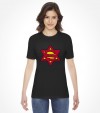 Super Jew Funny Jewish Israel Action-Hero Shirt