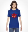 Super Jew Funny Jewish Israel Action-Hero Shirt