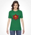 Super Jew Funny Jewish Israel Action-Hero Shirt