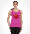 Super Jew Funny Jewish Israel Action-Hero Shirt