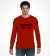 Funny Jewish Yiddish Slogan for "Real Men" Hebrew Shirt