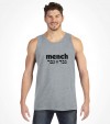 Funny Jewish Yiddish Slogan for "Real Men" Hebrew Shirt