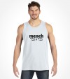 Funny Jewish Yiddish Slogan for "Real Men" Hebrew Shirt