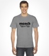 Funny Jewish Yiddish Slogan for "Real Men" Hebrew Shirt