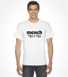 Funny Jewish Yiddish Slogan for "Real Men" Hebrew Shirt