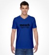 Funny Jewish Yiddish Slogan for "Real Men" Hebrew Shirt