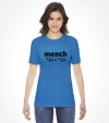 Funny Jewish Yiddish Slogan for "Real Men" Hebrew Shirt