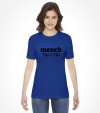 Funny Jewish Yiddish Slogan for "Real Men" Hebrew Shirt