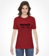 Funny Jewish Yiddish Slogan for "Real Men" Hebrew Shirt