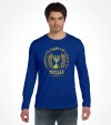 Golden Edition Mossad Hebrew Logo Shirt