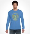 Golden Edition Mossad Hebrew Logo Shirt