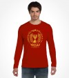 Golden Edition Mossad Hebrew Logo Shirt