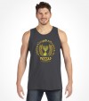 Golden Edition Mossad Hebrew Logo Shirt