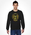 Golden Edition Mossad Hebrew Logo Shirt