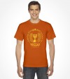 Golden Edition Mossad Hebrew Logo Shirt