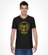 Golden Edition Mossad Hebrew Logo Shirt