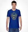 Golden Edition Mossad Hebrew Logo Shirt