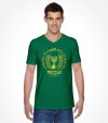 Golden Edition Mossad Hebrew Logo Shirt