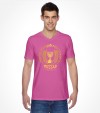 Golden Edition Mossad Hebrew Logo Shirt