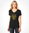 Golden Edition Mossad Hebrew Logo Shirt