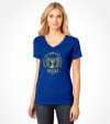 Golden Edition Mossad Hebrew Logo Shirt