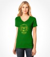 Golden Edition Mossad Hebrew Logo Shirt