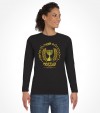 Golden Edition Mossad Hebrew Logo Shirt