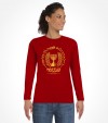 Golden Edition Mossad Hebrew Logo Shirt