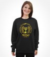 Golden Edition Mossad Hebrew Logo Shirt