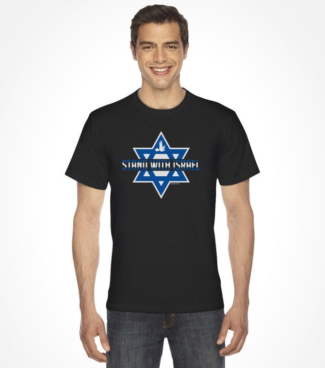 Star of David Stand with Israel Shirt