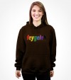 Feygeleh in Rainbow Colors Yiddish Israel Shirt