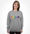 Feygeleh in Rainbow Colors Yiddish Israel Shirt