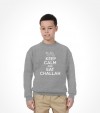 Keep Calm and Eat Challah Funny Jewish Shirt