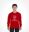 Keep Calm and Eat Challah Funny Jewish Shirt