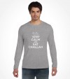 Keep Calm and Eat Challah Funny Jewish Shirt