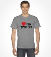 I Love New York Hebrew Shirt