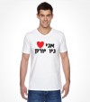 I Love New York Hebrew Shirt