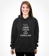 Keep Calm and Eat Challah Funny Jewish Shirt