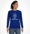 Keep Calm and Eat Challah Funny Jewish Shirt