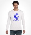 Am Israel Chai Lion of Judah with Menorah Hebrew Shirt