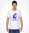 Am Israel Chai Lion of Judah with Menorah Hebrew Shirt