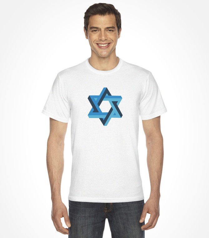 3D Star of David Shirt